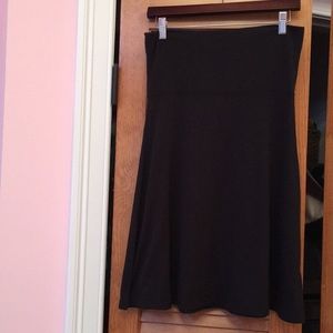Knee length skirt
